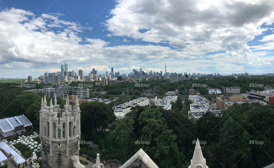 View from Casa Loma in Toronto