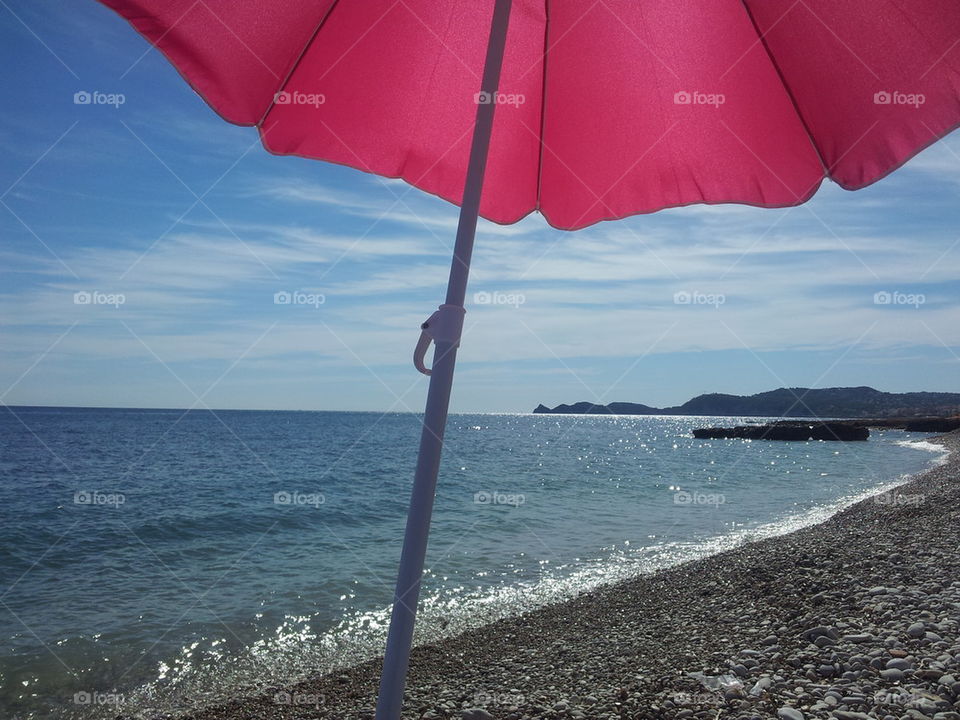 umbrella on the beach