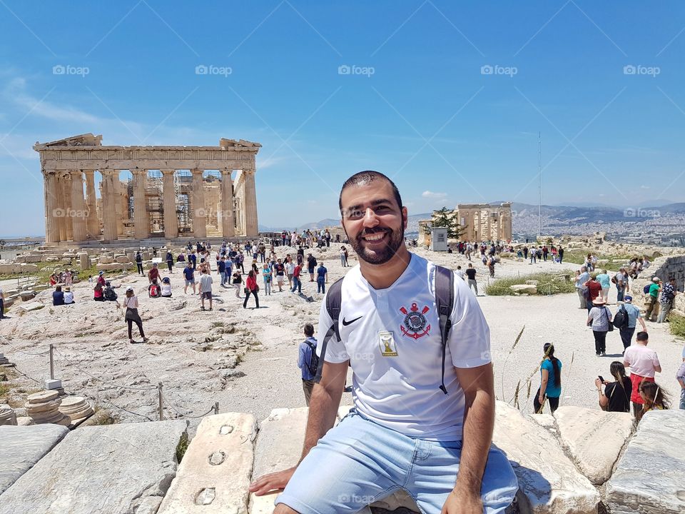 Hey...this is me!! Enjoying this sunny day in Athens! 😀🇬🇷