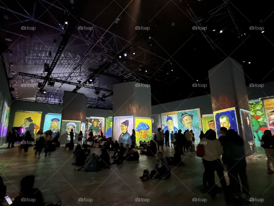 A museum crowded art in Bogotá 