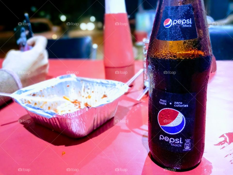 pepsi black zero calories