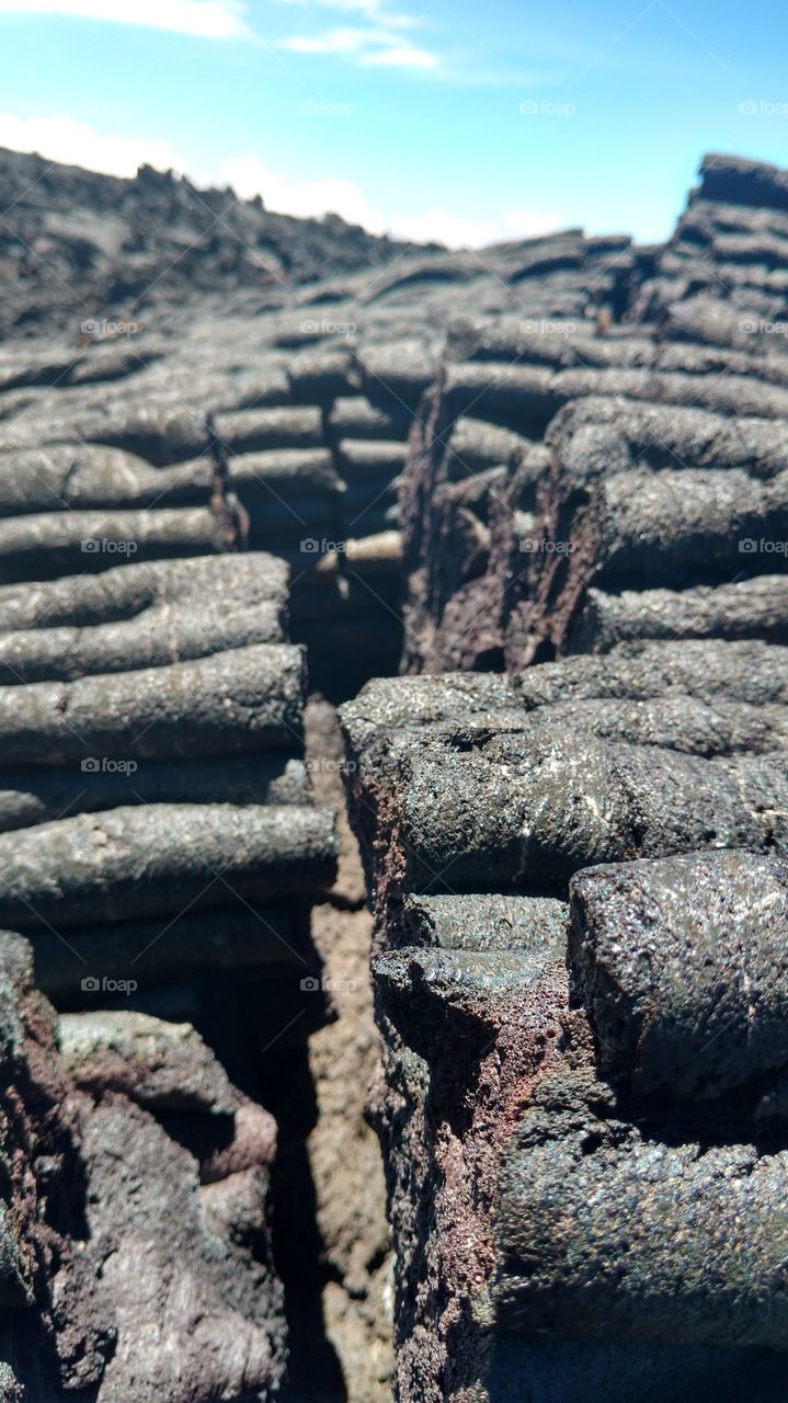 Mauna Loa Volcanoe lava