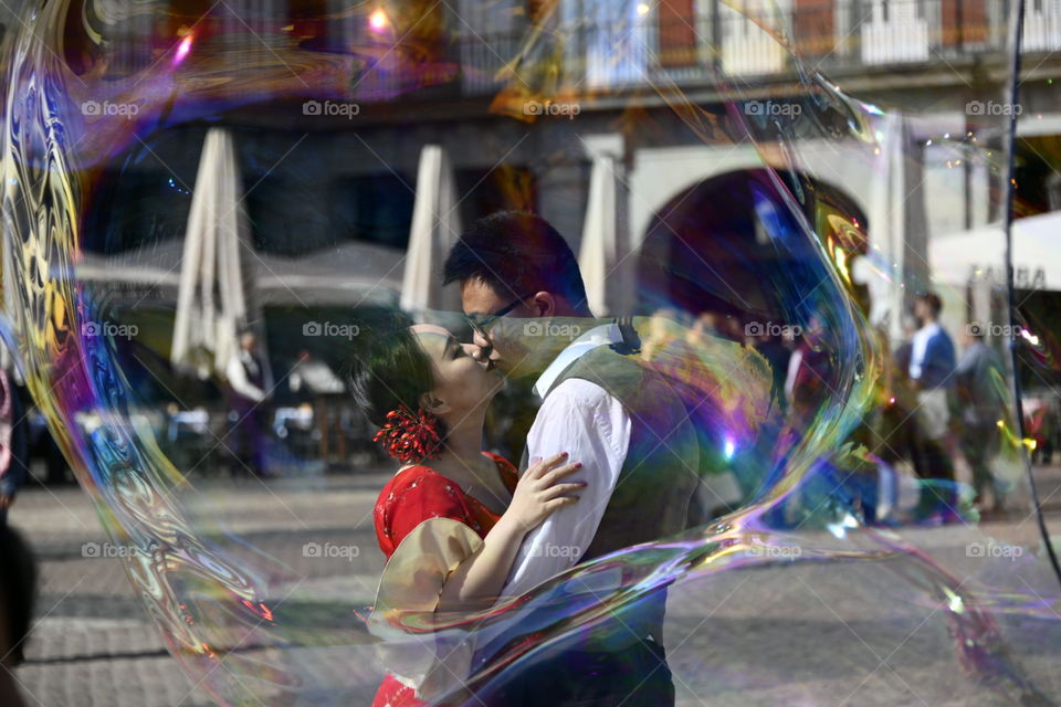 Amor Japonés en la plaza Mayor
Japanese love in the Plaza Mayor