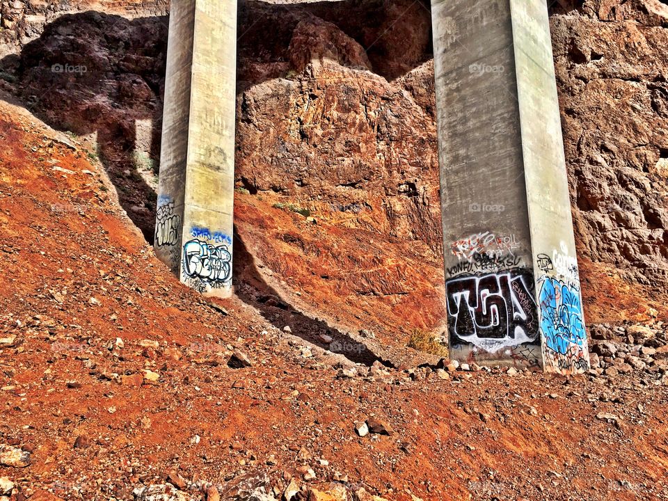 Pillars at Gold Strike Hot Springs 