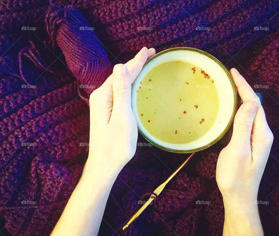 Crochet and soup