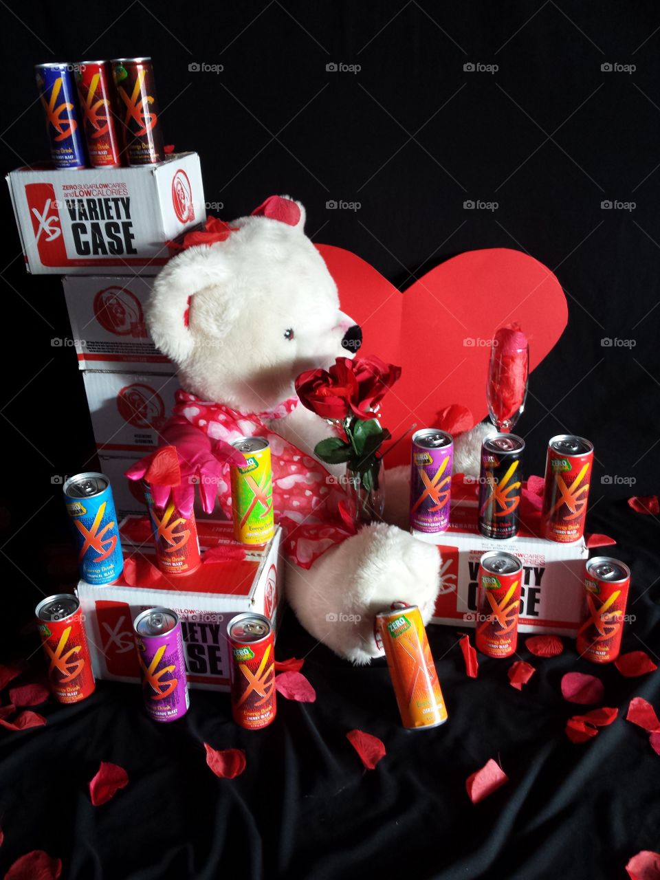 A bear-ly XS energy Valentines