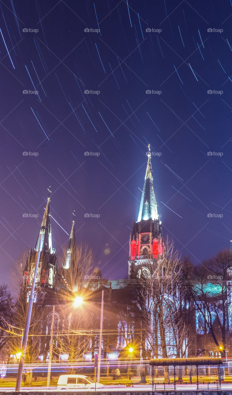 St. Olga and Elizabeth cathedral in Lviv city