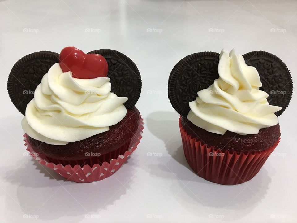 Mickey Mouse inspired Cupcakes 