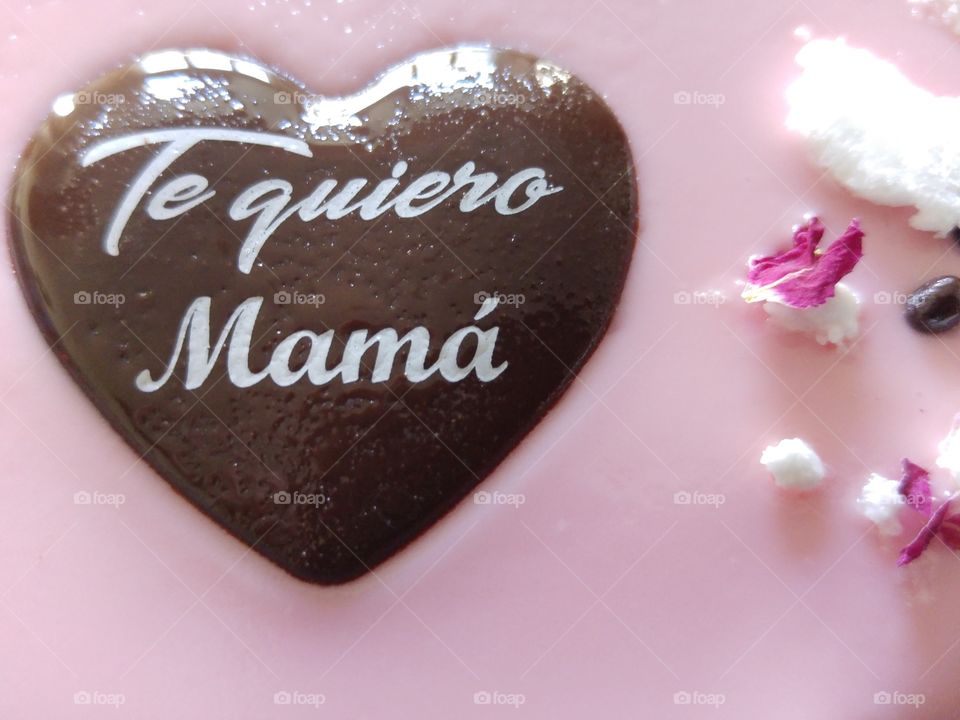 Delicious dessert on mother's day