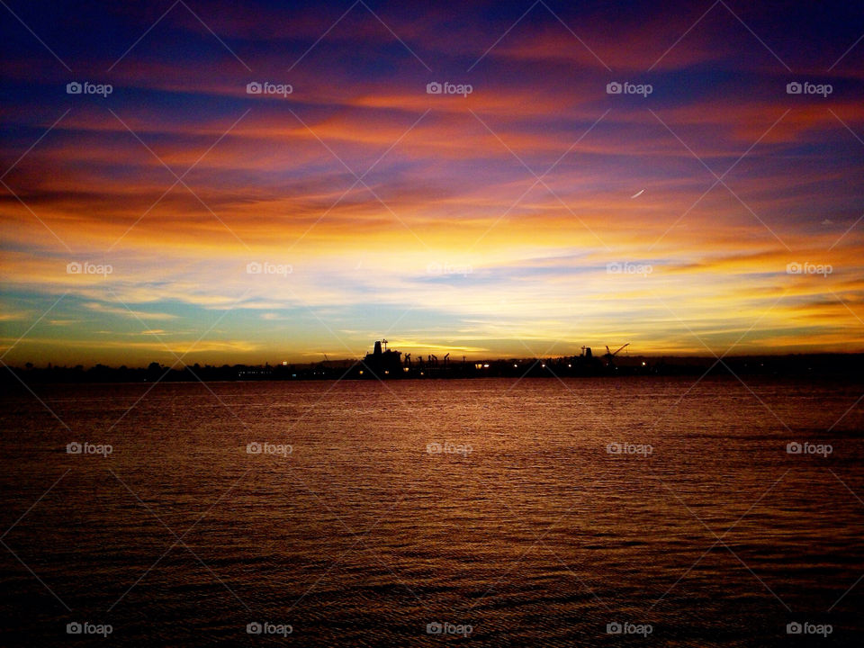 ocean sunset san diego by refocusphoto