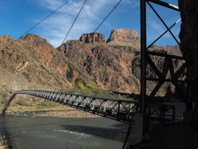 Hiking to the base of the Grand Canyon in Arizona