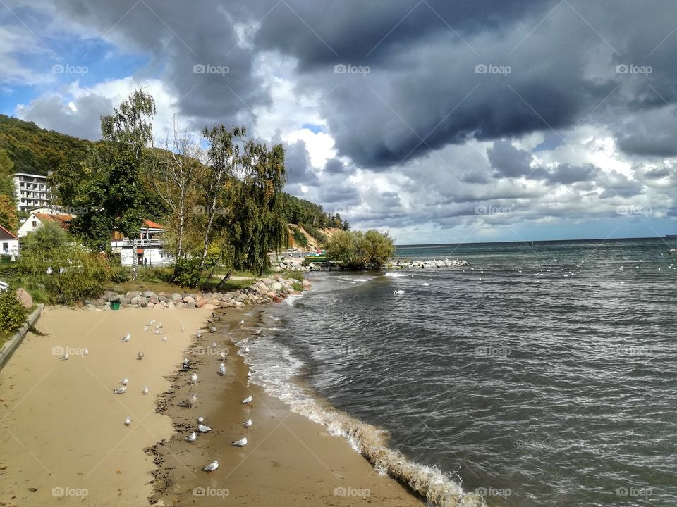 Gdynia Orłowo plaża