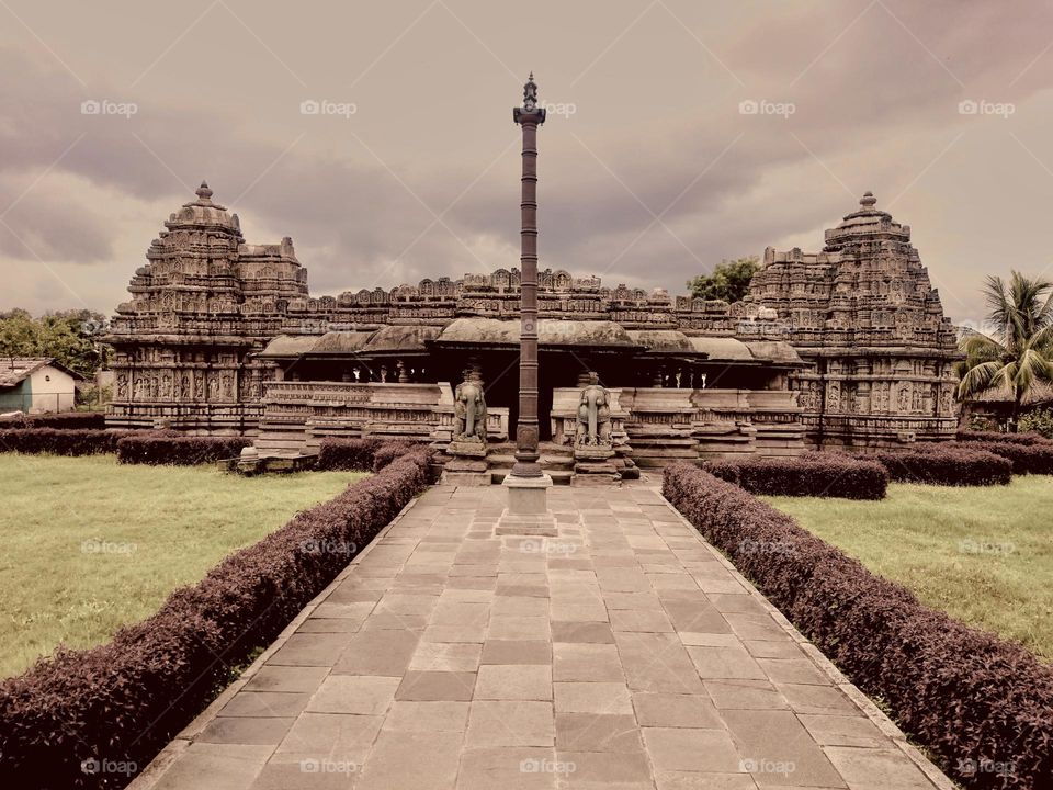 Vintage vibes - Indian architecture - Temple 