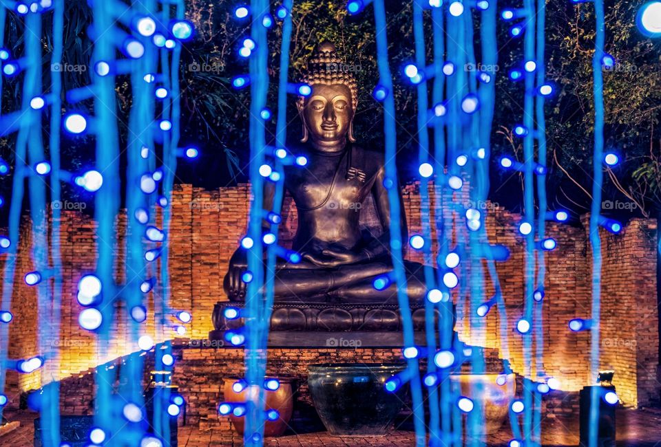 Buddha on the beautiful background