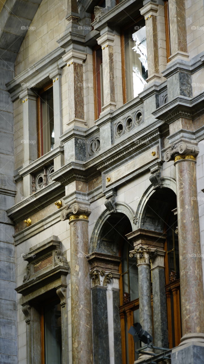 At the Centrale Train Station of Antwerp