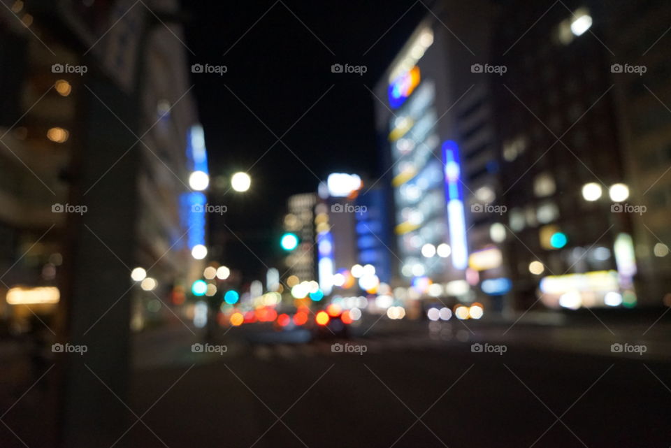 Blur, City, Light, Street, Car