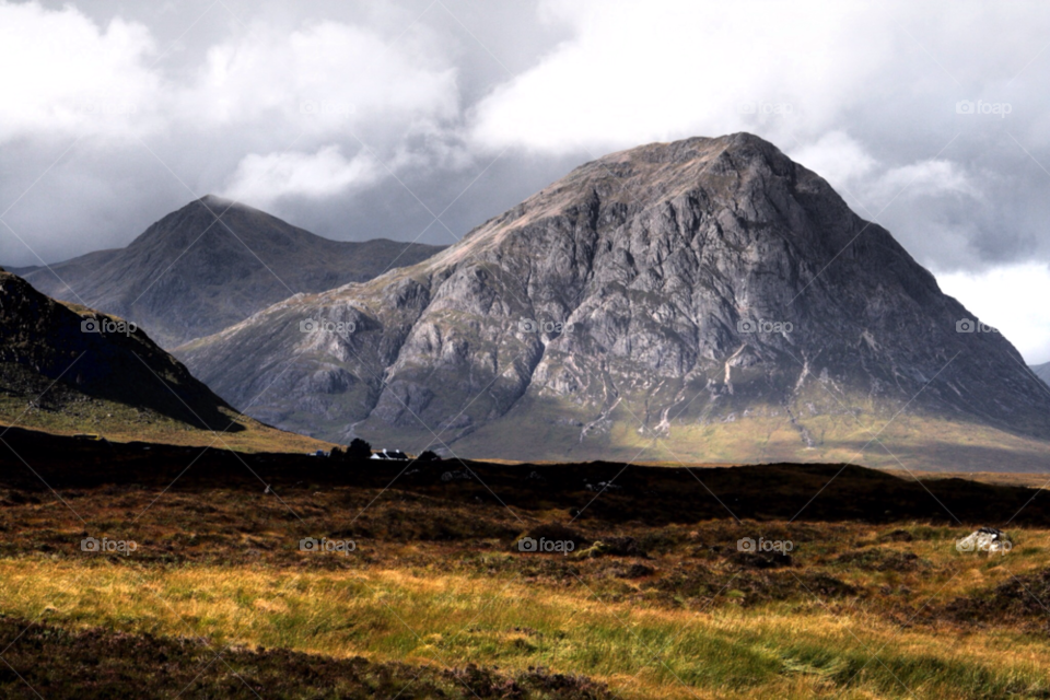 moorland shadow scotland mountains by pandahat