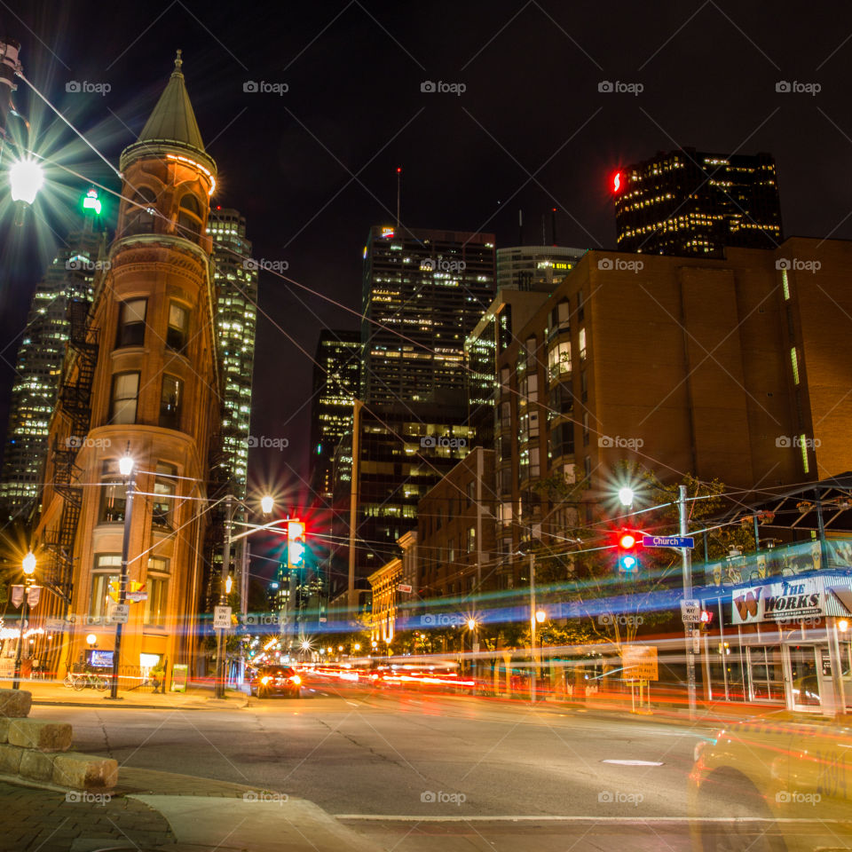 Busy streets of Toronto