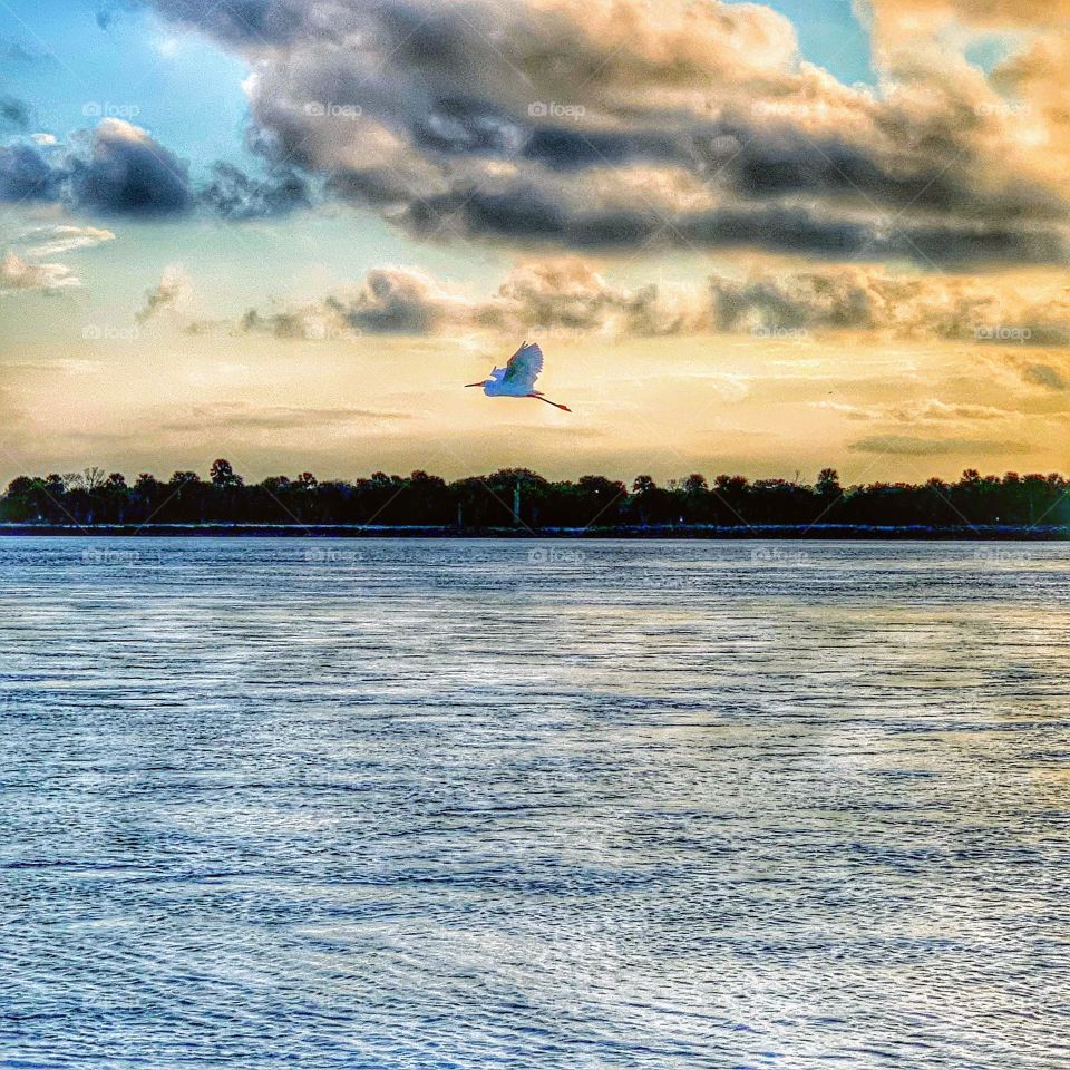 Sunset at Matanzas Inlet