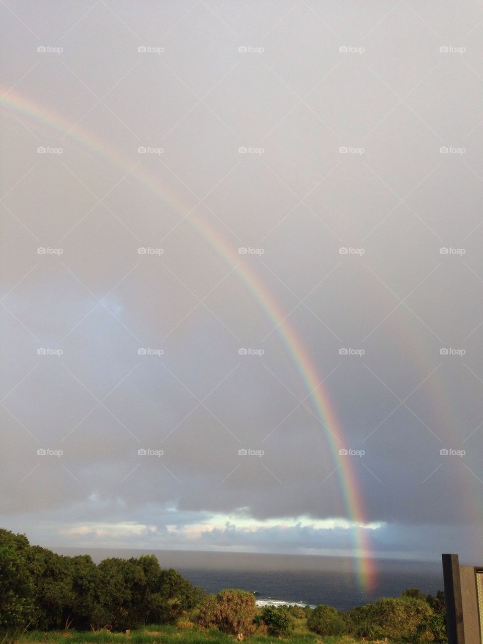 Double rainbow-Maui