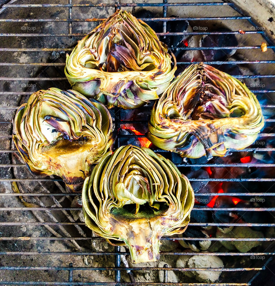 Grilled Artichokes