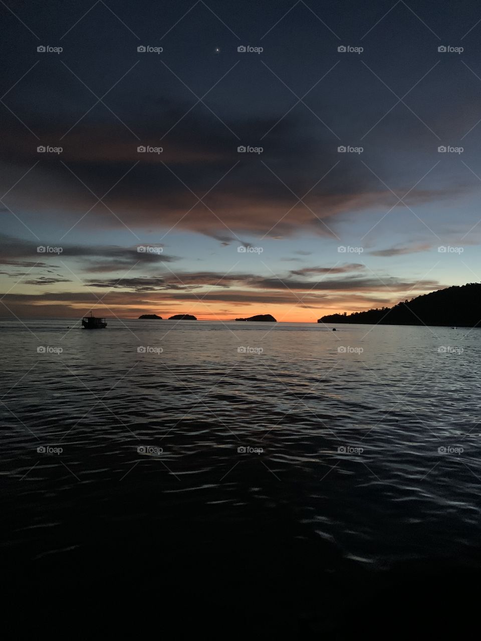 One of the Best sunset in world (Sabah Kota Kinabalu Sabah)