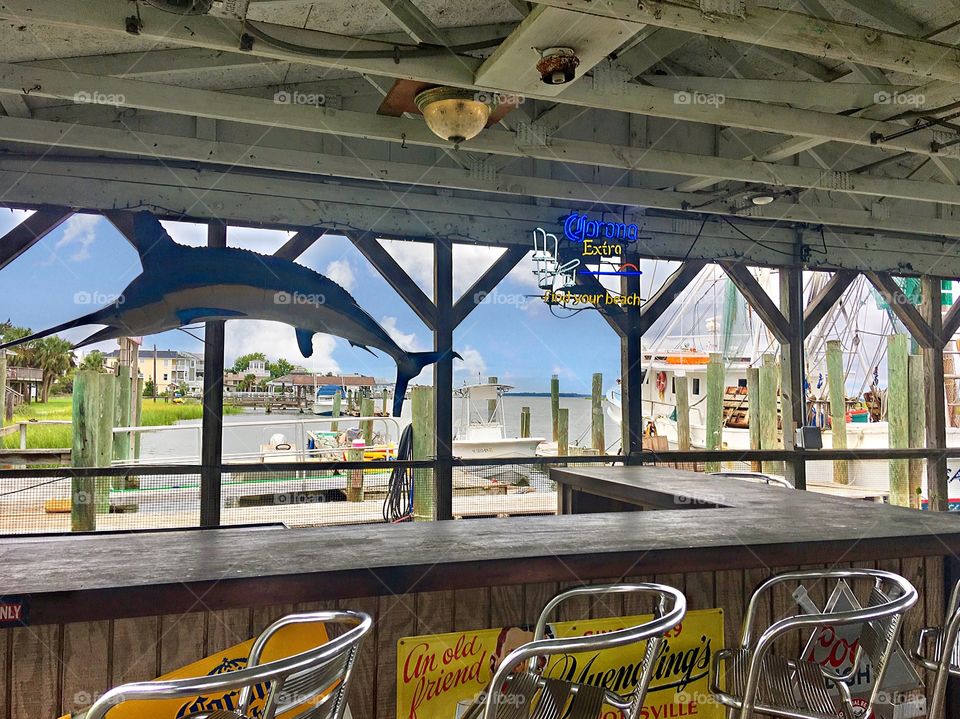 Foap Mission Local Treasures! Local Waterfront Bar On A Barrier Island Off The Coast of The Carolinas! 