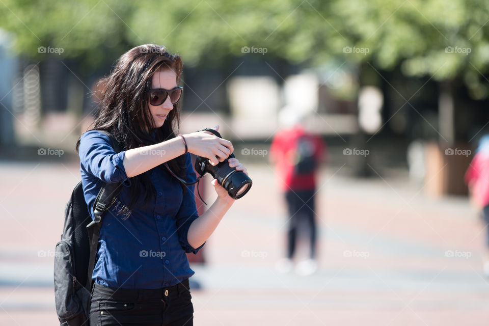 Woman, Street, Girl, Portrait, People