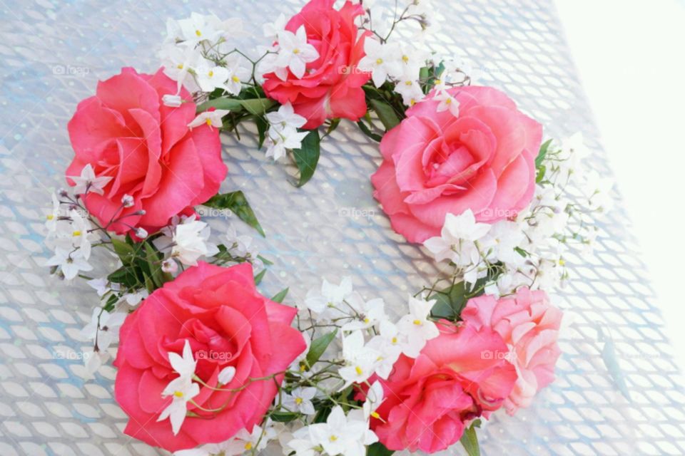 Flowers crown - Roses With Jasmine