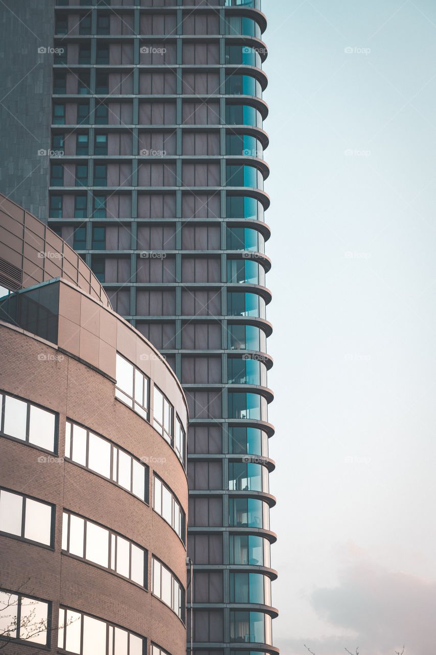 Modern tall building