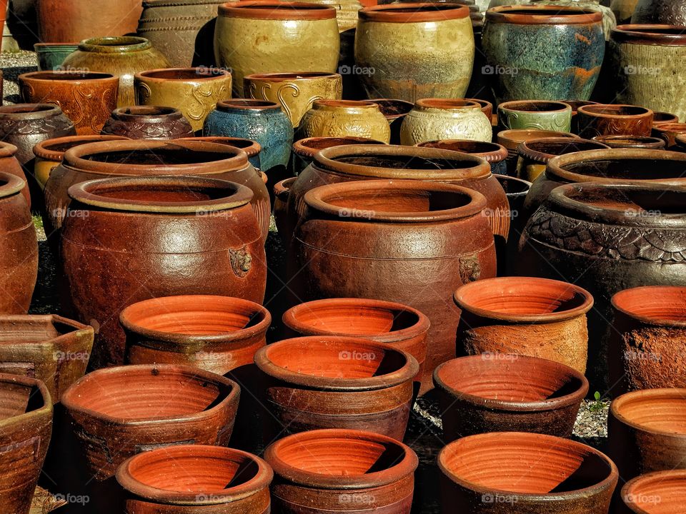 Variety Of Garden Pottery
