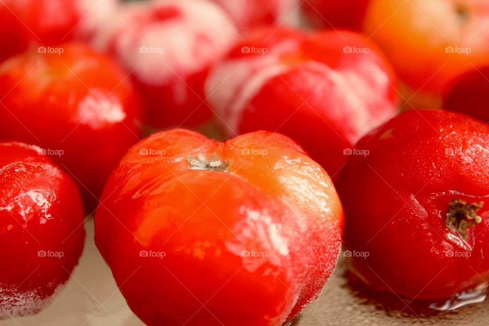 Acerola, typical fruit of Brazil