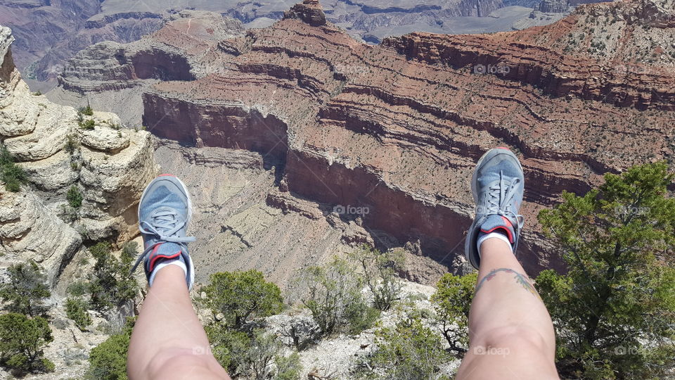 Just hanging out at the Grand Canyon...