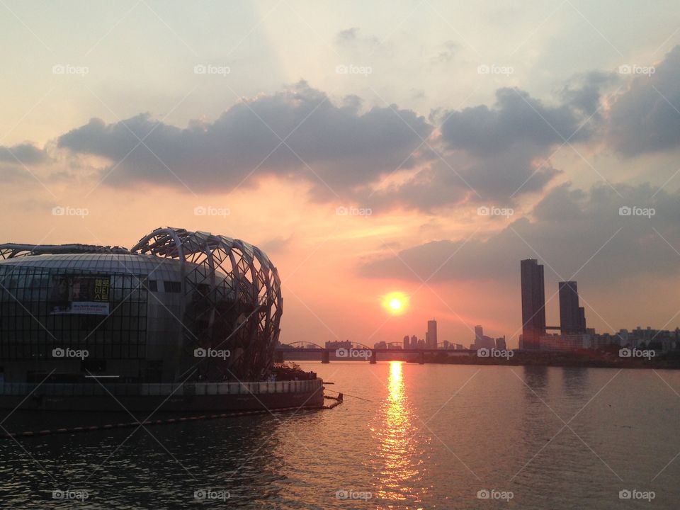 Sunset by Han River