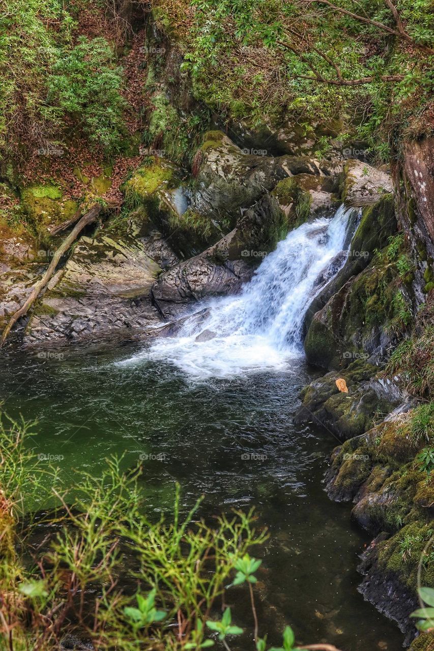 Waterfall at Devil’s Pulpit 