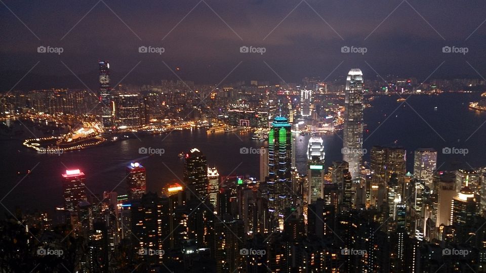 Hong Kong night scene