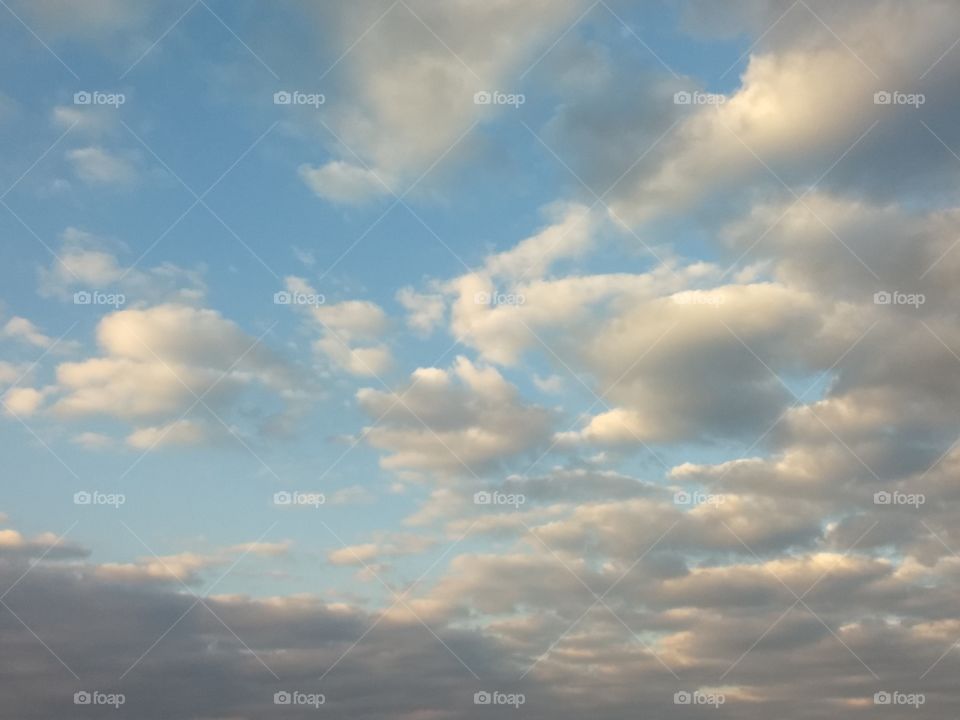 BLUE sky and Clouds