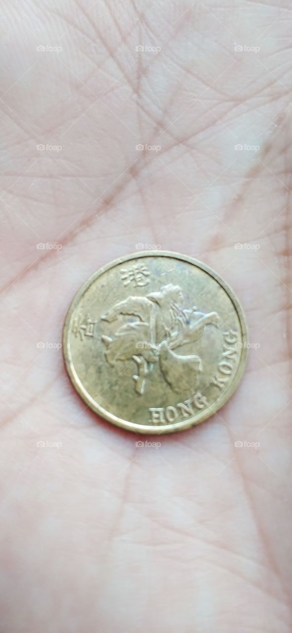 Coiin 10 cents Hong Kong.
