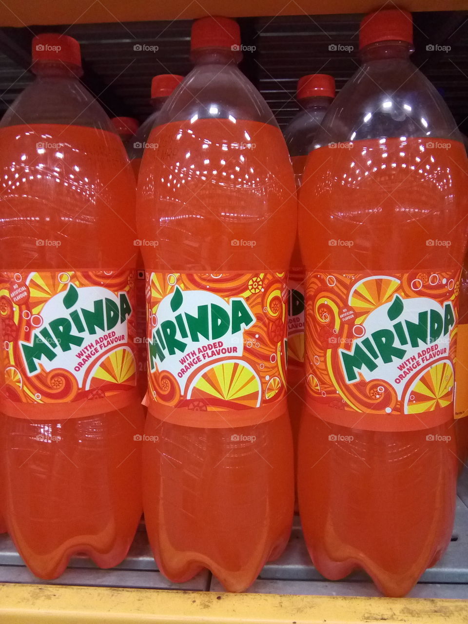 "Mirinda" a tasty cold drink of orange taste.