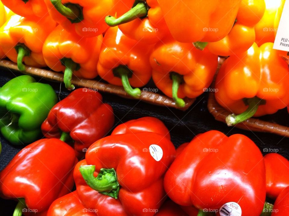 Colorful peppers