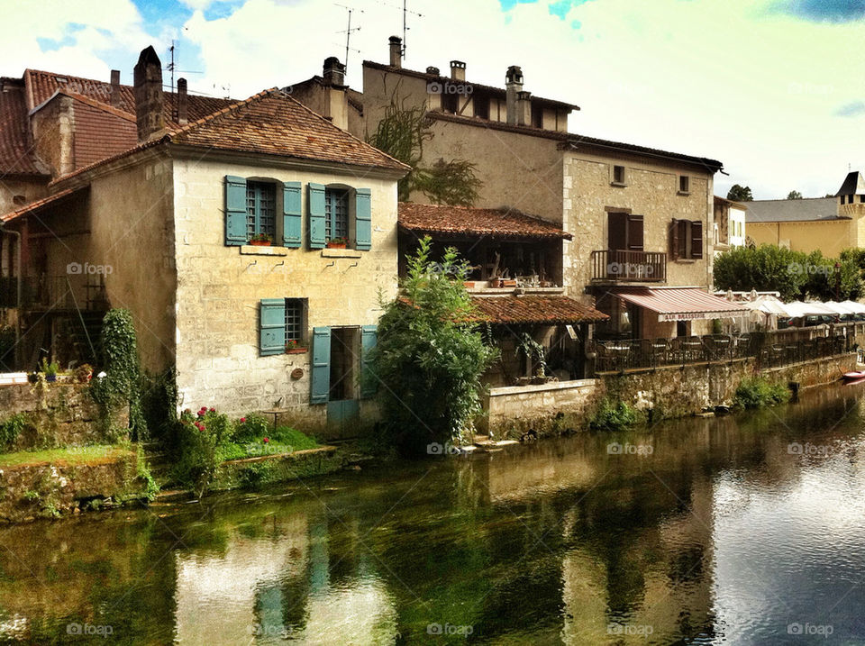 house river france village by woodyyeah
