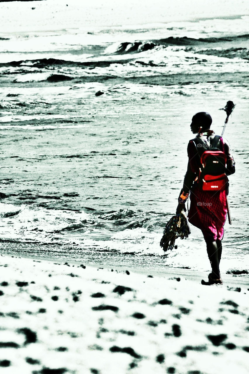 beach red sea walk by olijohnson