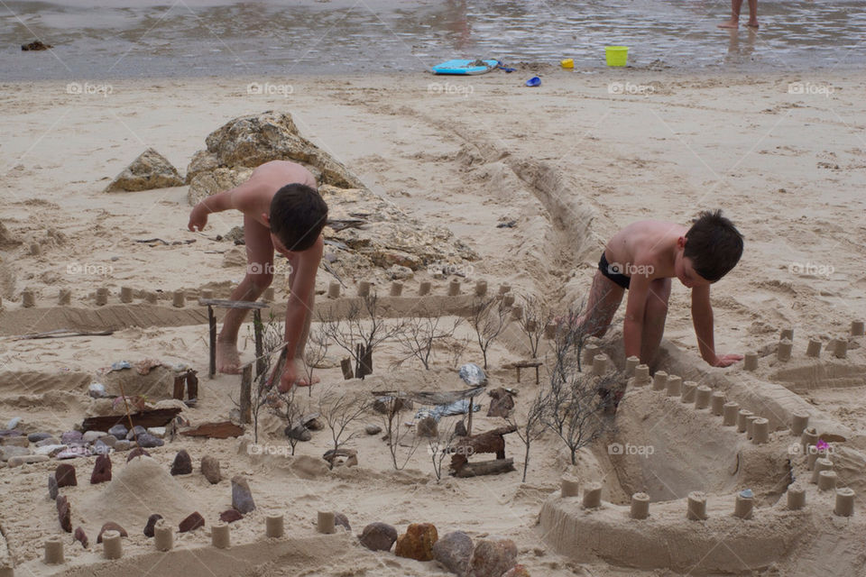 fun water playing sand by splicanka