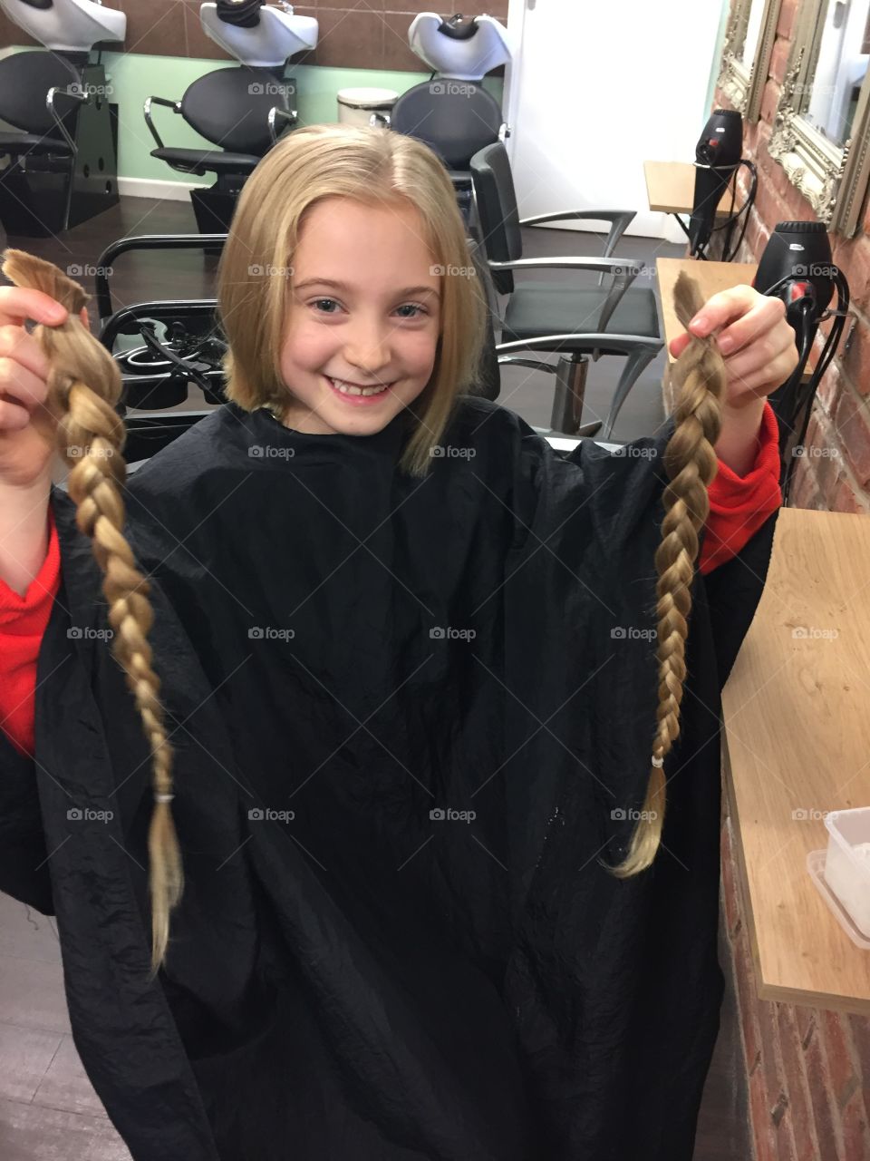Charity hair cut Little princess trust 