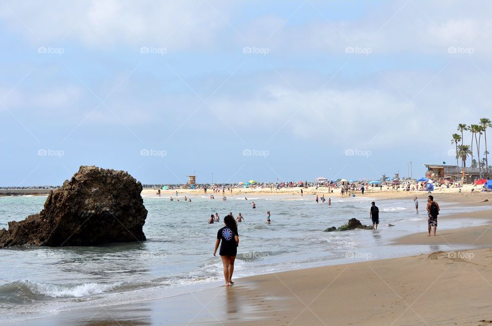 Corona del Mar beach