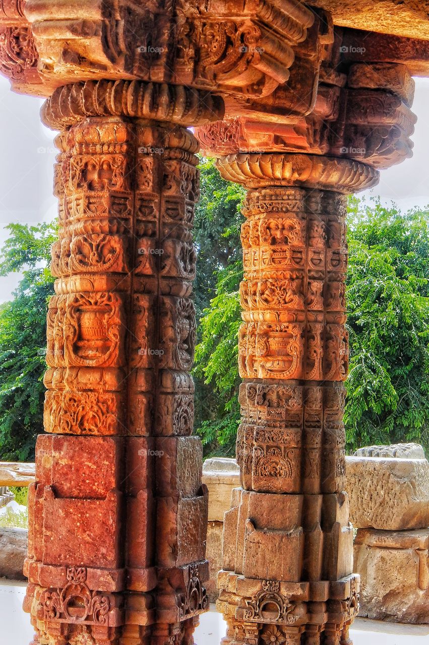 Sculpture- excavation-pillars-architecture- antique