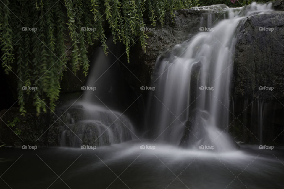 Waterfall in forest