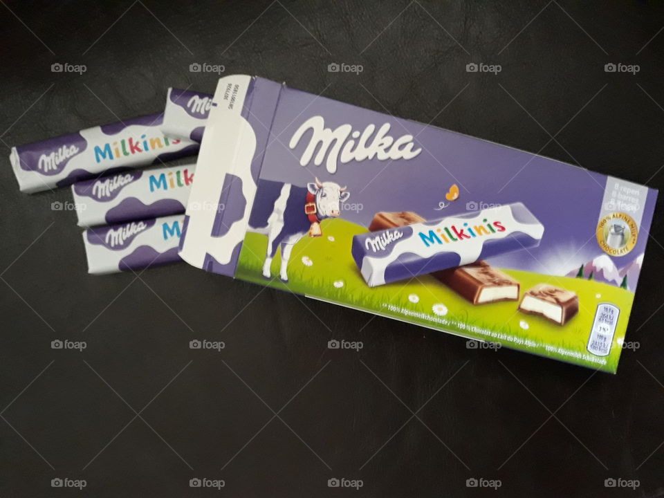 Milka chocolate bars the Netherlands
