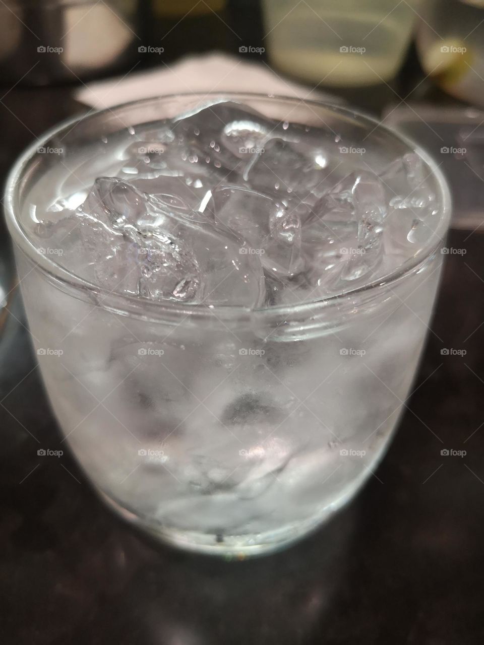 Quench your thirst with a glass of ice cold water