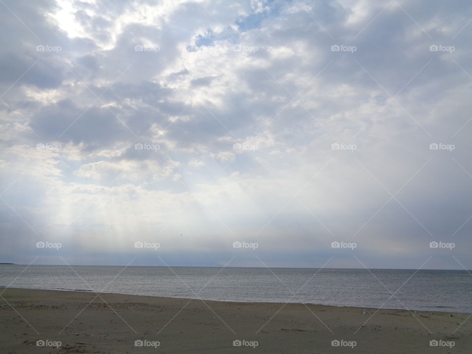 clouda background sunlight rays